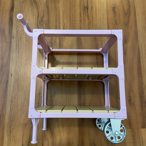 American Girl Pleasant Valley Farm Serving Cart - Picture 3 of 6